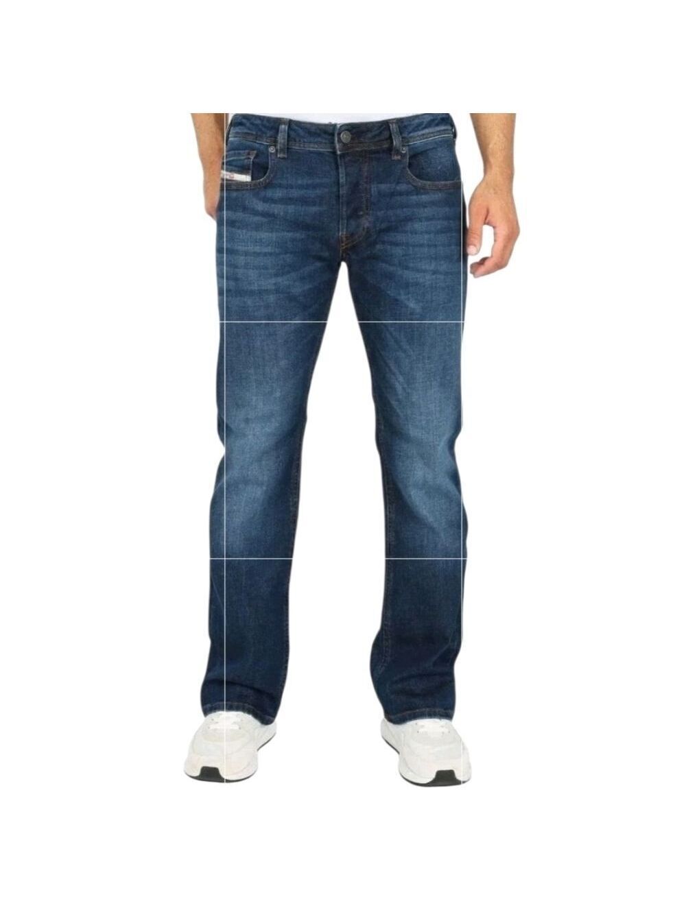 Diesel Mens Zatiny Regular Fit Bootcut Stretch Jeans Size 40 X 30 Preppy Grunge